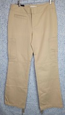 NWT Banana Republic Canvas Cargo Pants Drawstring Ankle Cotton Sz 6 W31" L32"