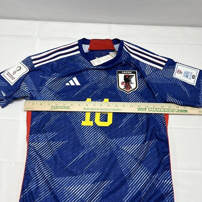 NWT FIFA AFC Takehiro Tomiyasu Japan Blue Adidas 2022 Home Jersey