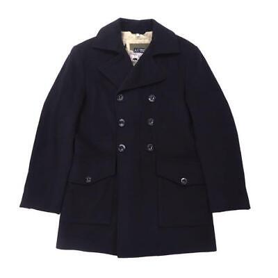 Armani Jeans Double Breasted Coat S Navy 30Th Anniversary Armani Jeans Double Breasted Coat S Navy 30Th Anniversary