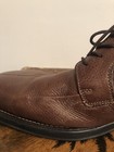 Studio Belvedere Bay Bridge Men's Size 14D Brown Pebbled Leather Oxford Shoes — photo 5