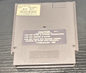 Heavy Shreddin' (Nintendo Entertainment System, 1990) NES Cartridge and case