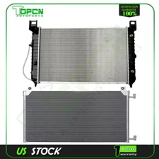 New Radiator AC Condenser for 00-05 Chevrolet Suburban 1500 5.3L V8