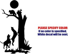 Redbone Bluetick Hunt Decal Sticker JDM Funny Vinyl Car Truck Bumper Hunting 7"