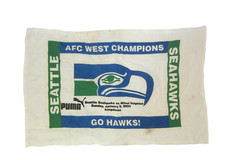 Vtg 90s 2000 SEATTLE SEAHAWKS Kingdome NFL FOOTBALL MINI TOWEL Team Fan Gym Gear