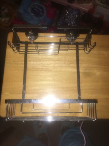 Shower Caddy Stainless Steel Suction Cup Excellent Shape Check Photos other List - Picture 1 of 8