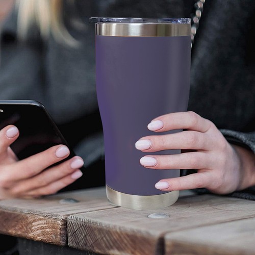 Kaffeetasse mit Griffdeckel Reisetasse Edelstahl Isoliertasse 20 & 12oz - Bild 32 von 43