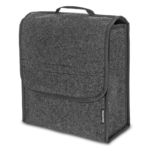 Fineway Universal Car Boot Organiser Storage Bag Medium Grey Tidy