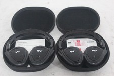 (2) Williams Sound Wir Rx15-2 2-channel Infrared Wireless Headphones #c1628-49