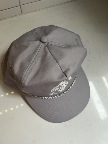 Berretto cane slitta snapback classico grigio vintage camionista corda terra O laghi - Foto 4 di 7