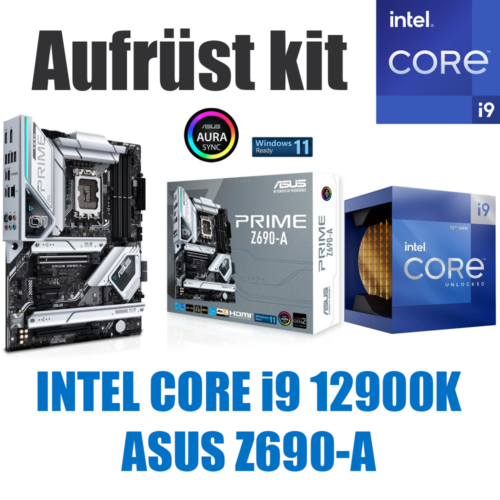 Intel Core i9 12900K 8 Kerne Prozessor ASUS Mainboard Gaming Set - Picture 1 of 8