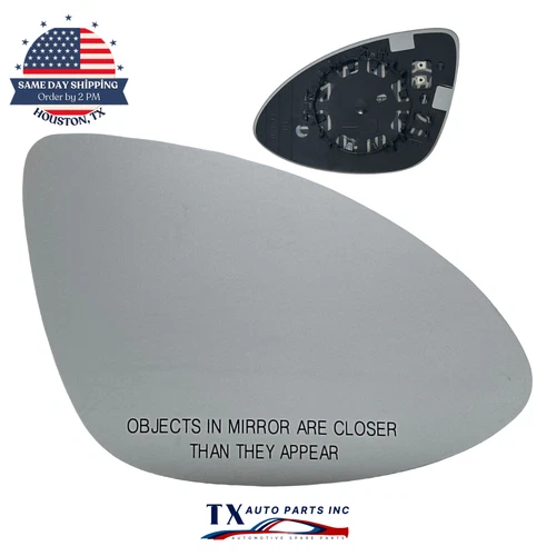 Passenger Side Mirror Glass for 2011-2014 Porsche Cayenne 92A Heated Right Side
