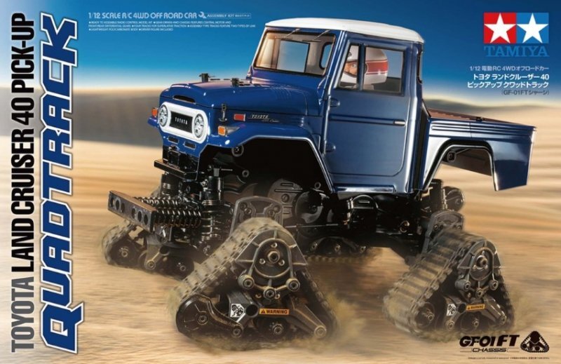 Tamiya 58704 1/12 RC Pick-Up Quadtrack GF-01FT Toyota Land Cruiser