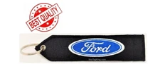 Ford Keychain Embroidered Key Fob Focus Keychain Automotive Key Fob Holder