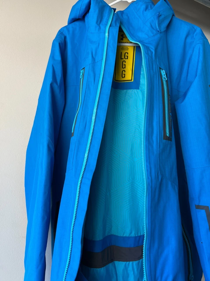 Under Armour 大号连帽耐候外套男式 — 第 3/4 张图片