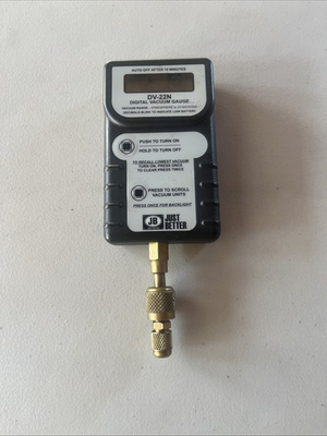 #ad Jb Industries Dv 24N Digital Micron Gauge With Case Lcd $80.00