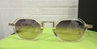 Carolina Lemke CL9417-04 Women’s Geometric Sunglasses, Clear Frame Gray Gradient — photo 1