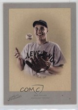 2005 Donruss Studio Portraits Leather & Lumber Blue 8/40 Bob Feller HOF 1l2