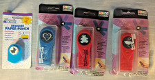 Lot Of 4 New scrapbooking, card making, and craft projects Paper Punches