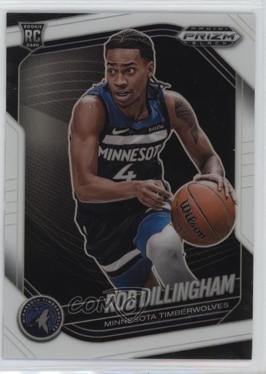 2024-25 Panini Prizm Black White Prizm 37/175 Rob Dillingham #39 rw6