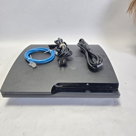 Sony PlayStation 3 PS3 Slim 320GB Console CECH-3001B Tested With HDMI LAN Power