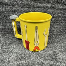 MENARDS Coffee Cup Mug Yellow 3D Tools Pliers...