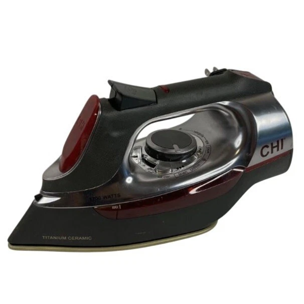 Chi Steam Iron 8' Retractable Cord 1700 Watts Auto Shutoff Professional Ceramic - image 2 of 4