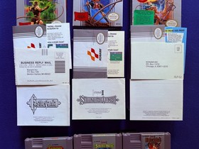 Castlevania 1 2 II Simon's Quest 3 III Dracula's Curse NES Nintendo CIB TRILOGY