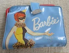 Vintage Barbie Vinyl Wallet Purse Masquerade Bubblecut Blue 1964 Mattel