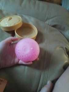 super rare squishy glitter dumpling pink