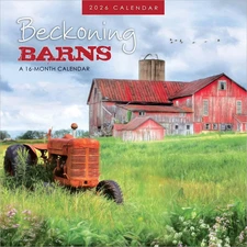 Beckoning Barns | 2026 7 X 14 Inch (Hanging) Monthly Mini Wall Calendar | Featur