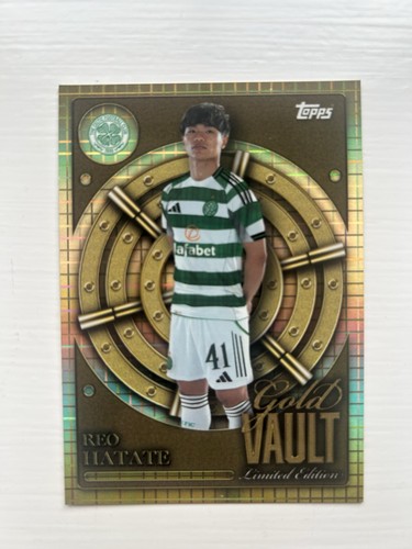 Reo Hatate Gold Vault Limited Edition Celtic 2025 Topps Celtic Team Set
