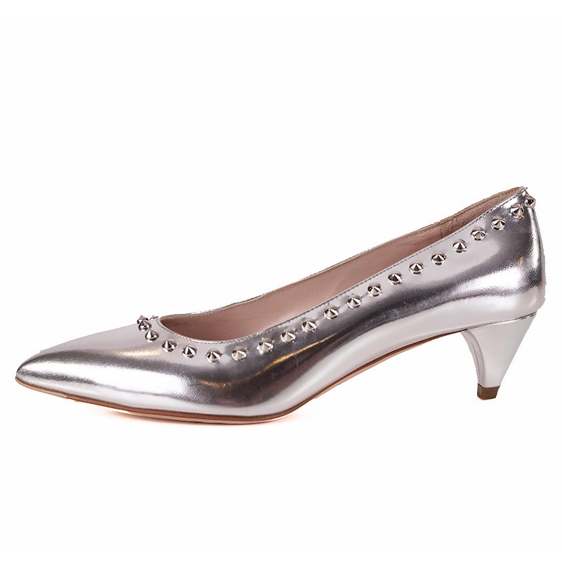 【ち】 Miu Miu kitten heels Miu Miu Vintage 90's Kitten Heels Purple Lightning Bolt