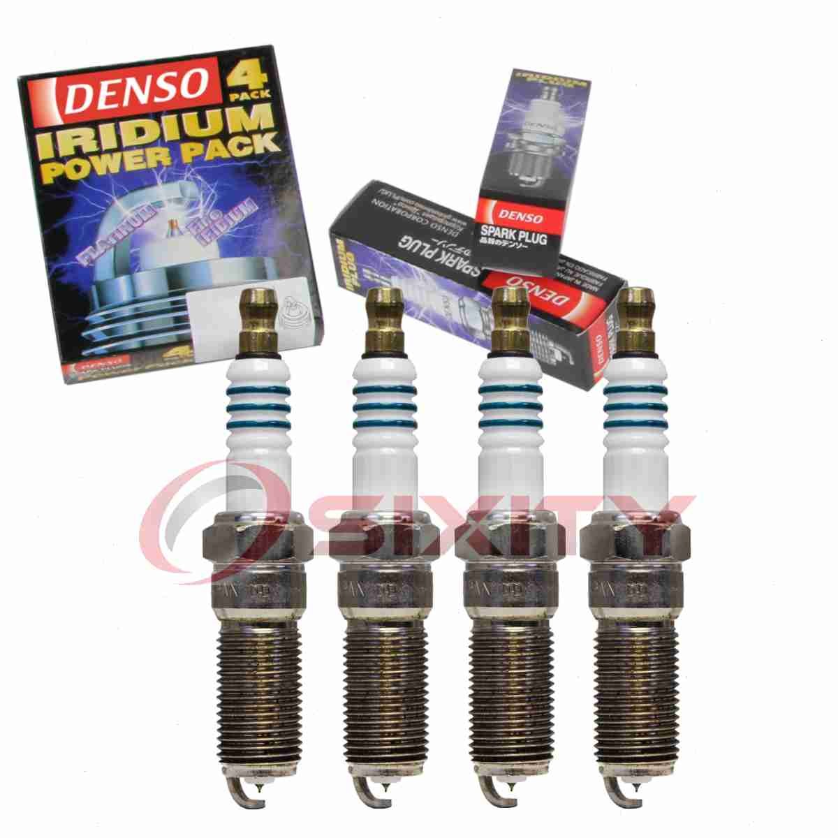 4 pc Denso Iridium Power Spark Plugs for 2002-2003 Saturn LW200 2.2L L4 zs