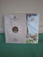 2021 Royal Mint WINNIE THE POOH TIGGER 50p coloured coin - mint in pack