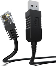 Radar Detector Cable, USB to RJ11 Plug Cable Compatible with Uniden R1 R3 R7, Be