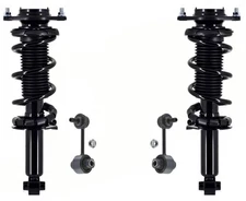Rear Complete Struts Assembly & Sway Bar Links For Subaru WRX 2015-2021