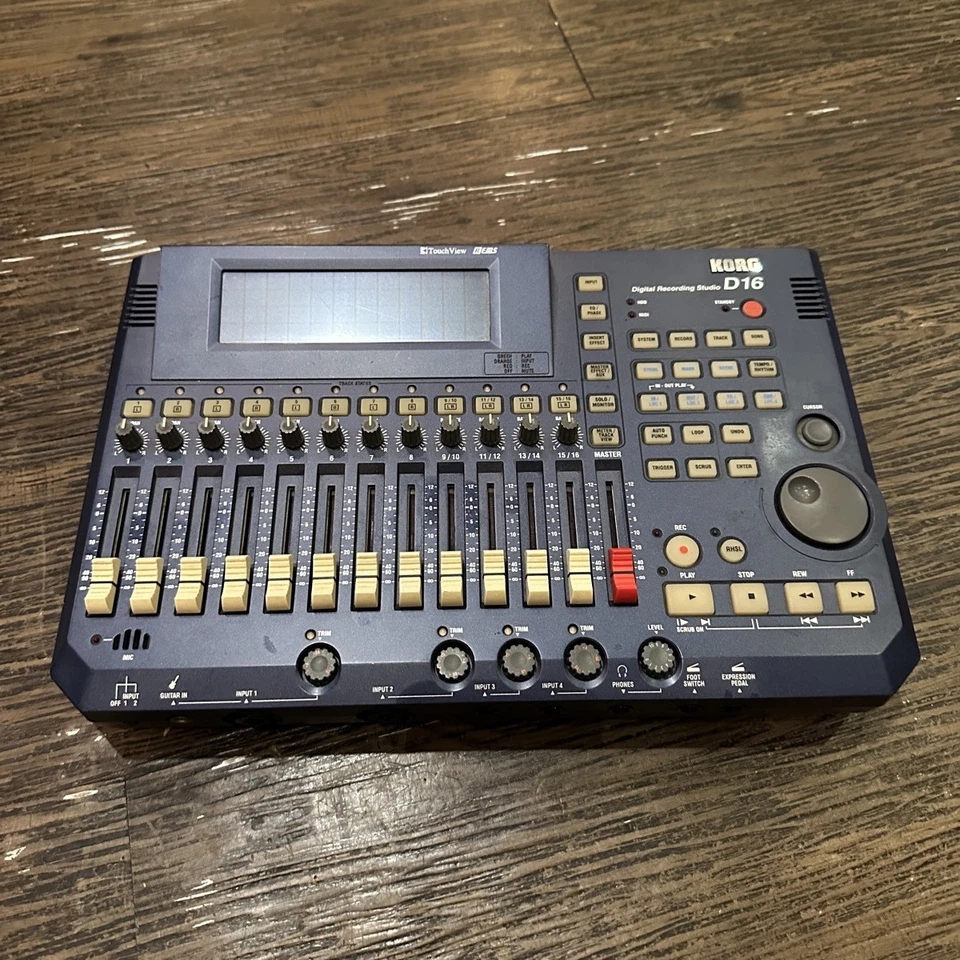 KORG D-16 D16 V2 Digital Recording Studio Recorder Tested from Japan - Image 3 of 4