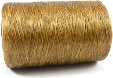 Artificial Deer Sinew Natural Waxed Flat Polyester Thread for Beading, Lea