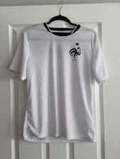 Equipe De France Women&rsquo;s Lightweight Soccer Jersey Shirt White Size M