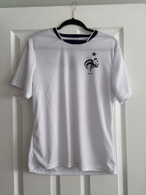 Equipe De France Women s Lightweight Soccer Jersey Shirt White Size M