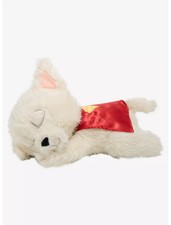 DC Comics Superman Sleeping Krypto Plush 18"L bonus pin