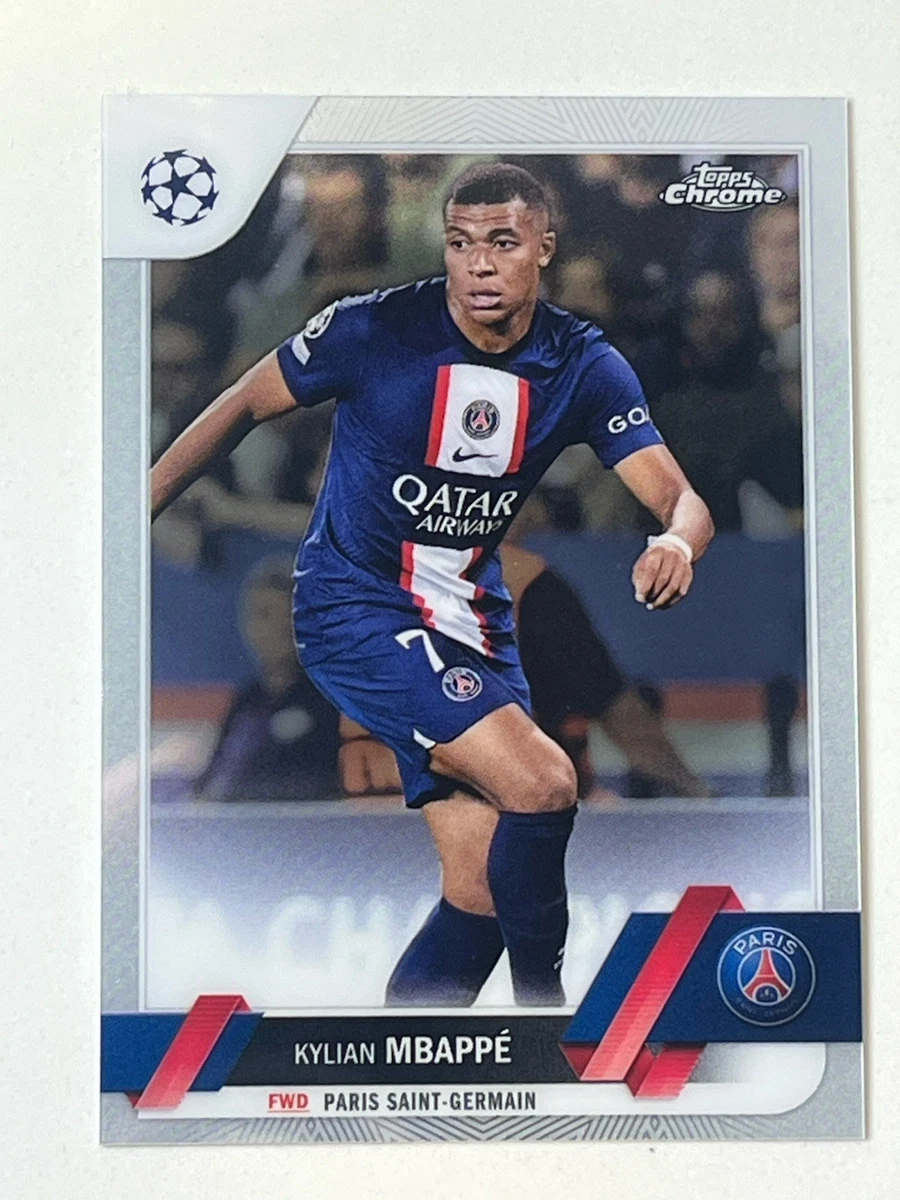 2022-23 Topps Chrome UEFA Club Competitions Kylian Mbappé #100 for