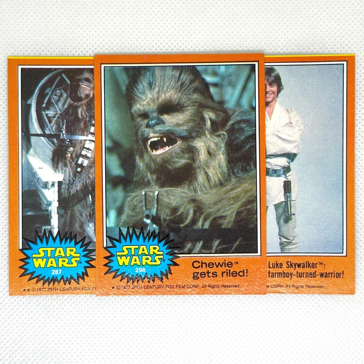 Star Wars Collectable Trading Card Singles 1977 Year Manufactured