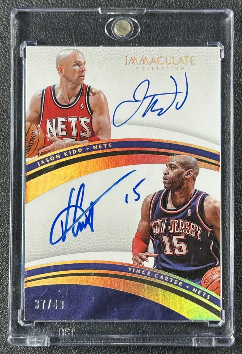 Panini Jason Kidd Basketball Autographed Sports Trading Cards