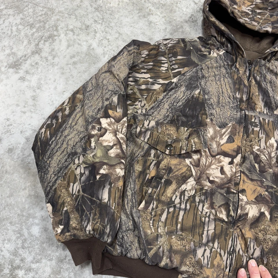 Chaqueta RedHead Para Hombre Extra Grande Camuflaje Capucha Aislada Caza Exterior Abrigo Foto 3 de 4