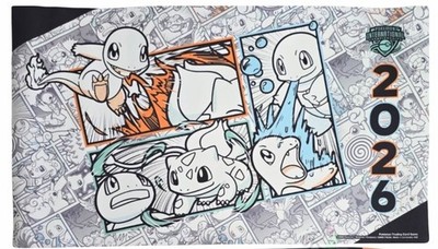 EUIC 2026 出場者限定 プレイマット Kanto Starters Comic Playmat EUIC 2026 Pokemon Europe
