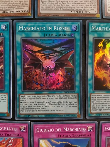 Lotto yugioh Caduto di Albaz Tri Brigata Marchiato in Rosso Lubellion Albion - Foto 21 di 24