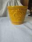 1970 Harvest Gold Haeger Pottery Ceramic Planter USA Vintage Decor Plant Pot