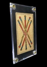 c.1850 Five of Wands, Minchiate, Unkown Maker