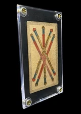 c.1850 Five of Wands, Minchiate, Unkown Maker